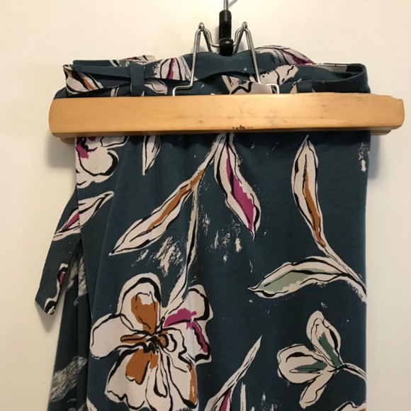 Seasalt Cornwall wrap around cotton jersey skirt size UK16 EU44 - Picture 3 of 4